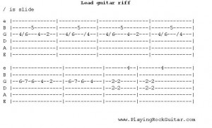 Distorted Lead Guitar Rock Soundcheck